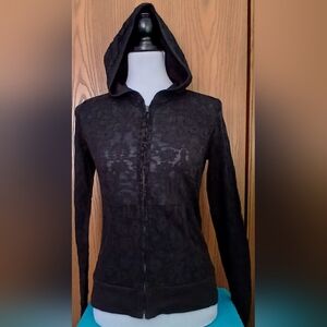 Wet Seal Lace hoodie size S     3-021